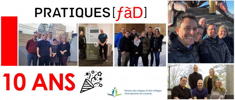 Le collectif Pratiques FAD :   10 ans de collaboration et d’innovation